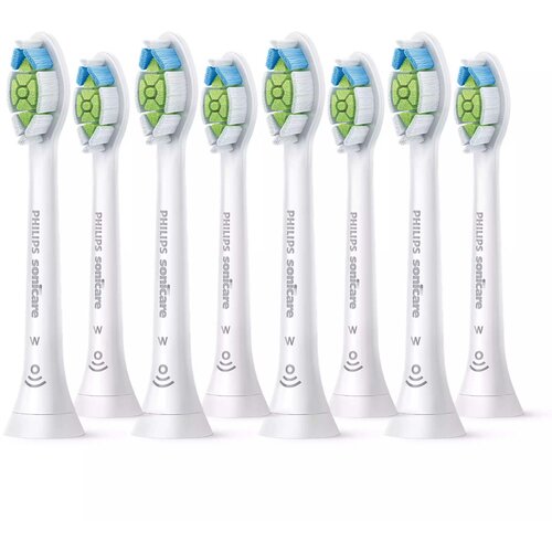 Beljenje zob Philips Sonicare&amp;trade; W2 Optimal White nastavki, 8 kosov, beli HX6068/12 Slike