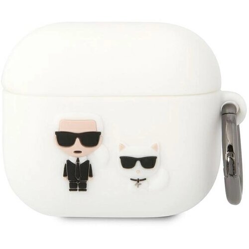 Karl Lagerfeld SILIKONSKI OVITEK KARL&CHOUPETTE ZA AIRPODS 3 BEL, (22006344) Cene