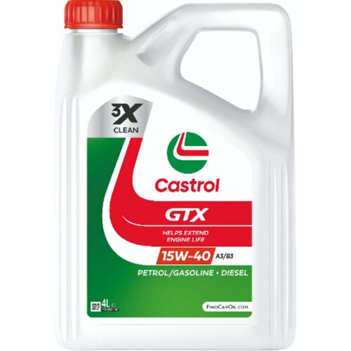Castrol motorno olje GTX 15W-40, 4L Slike