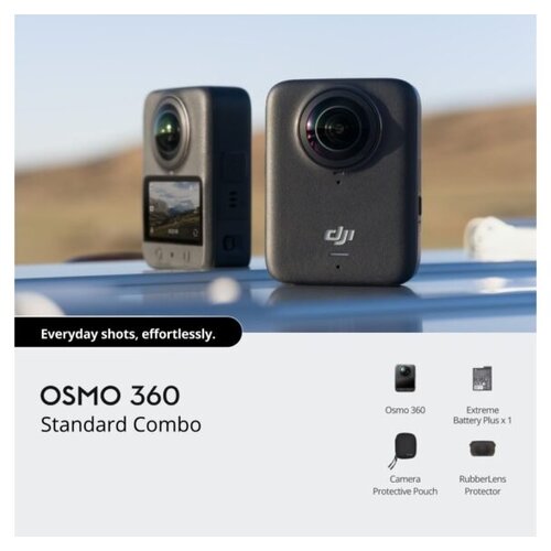 Dji Osmo 360 Standard Combokamera, 1/1.3" CMOS, 360 stab4k do 120fps, 1770mAh kap. baterije Cijene