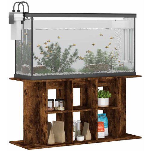  Stalak za akvarij boja hrasta 120x40x60 cm konstruirano drvo Slike