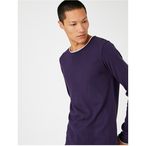 Koton Basic Knitwear Sweater Crew Neck Long Sleeved Cene