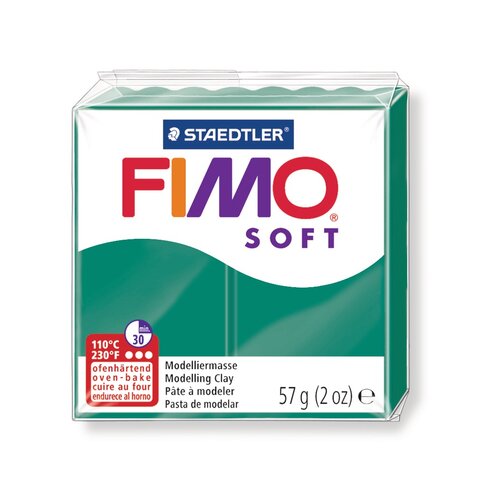 FIMO Plastelin, 56 g, "Soft", zelen Cene
