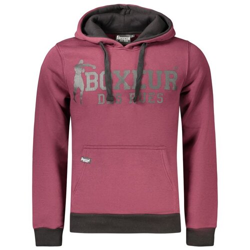 Boxeur Des Rues muški crveni sweatshirt na patentni zatvarač Cene