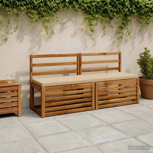  Jastučići za klupe - 2 dijela SOEST 2 kom. 100% poliester Bež - Bež 160 x 40 x 5 cm Poliester Cijene