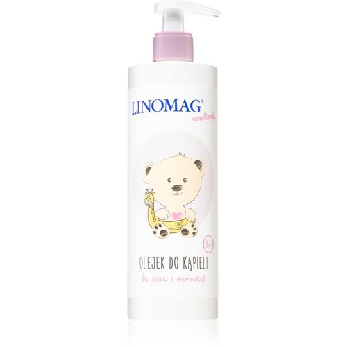 Linomag Emolienty Shower Oil ulje za kupku za djecu od rođenja 400 ml Slike
