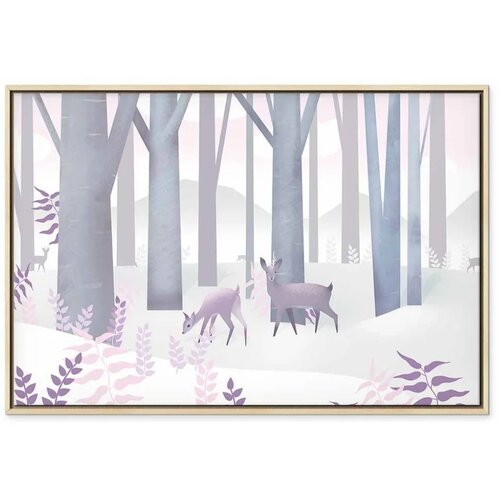  Slika - Fairy-Tale Forest (1 Part) Vertical - Second Variant 90x60 U prirodnom drvenom okviru Slike