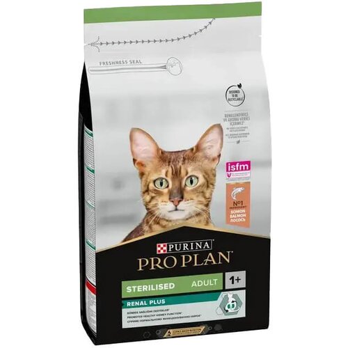 Purina PRO PLAN Sterilised Renal Plus Adult Salmon - hrana za sterilisane odrasle mačke sa lososom (400g, 1,5kg, 10kg) 10kg Slike