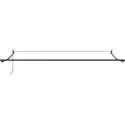 vidaXL ročna zložljiva tenda večbarvna črta 400x300 cm Cene