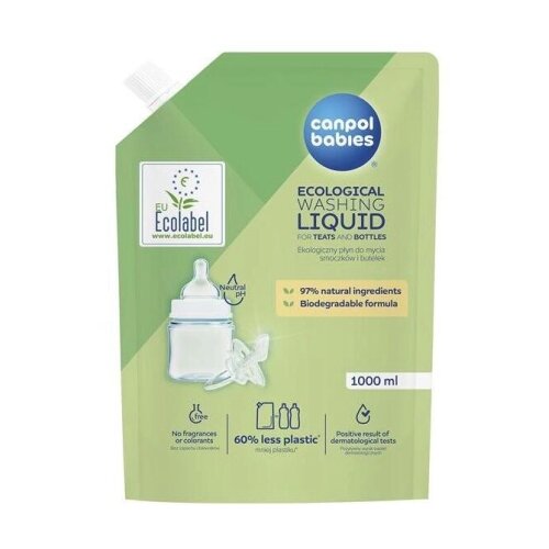 Canpol BABIES REFIL PAKOVNJE DETERDZENTA ZA FLASICE I CUCLE (1000ml) 1501 (1501) Cene