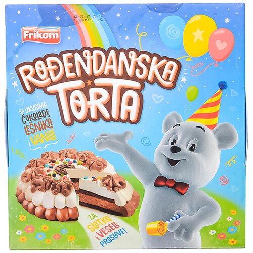 Frikom Rođendanska torta le&amp;scaron;nik vanila 1kg Slike