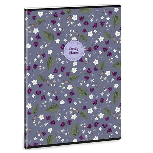 Ars Una lovely bloom bluebells A/4 bilježnica sa točkicama Cene