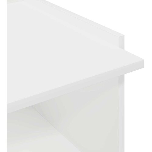  Stolić za kavu Bijela 50 5 x 50 x 33 cm Konstruirano drvo - Bijela 50 5 x 50 x 33 cm Slike