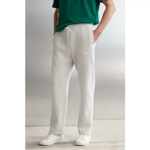 GRIMELANGE Freddy Men's Regular Fit Soft Fabric Printed 3-Pocket Carmelange Sweatpant