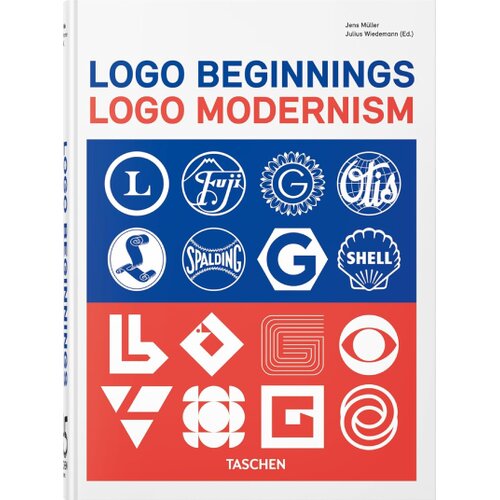 Taschen Jens Muller - Logo Beginnings. Logo Modernism. 45th Ed. Cene