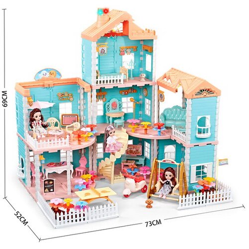  Kućica za lutke s funkcijom svjetla i vode + dodaci Cijene