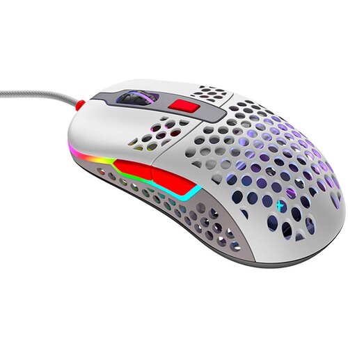 XTRFY M42 rgb, ultra-light gaming mouse, pixart 3389, modular shell, retro Slike