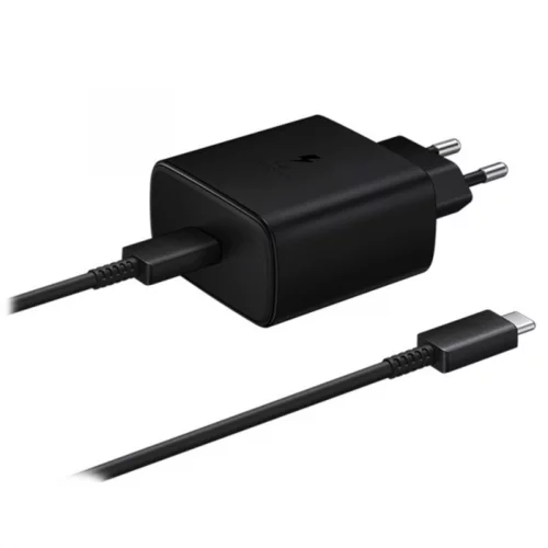 Samsung hišni polnilec Super Fast Charge EP-TA845EBE 45W + kabel EP-DW767JBE TYPE C črn - original (Bulk)