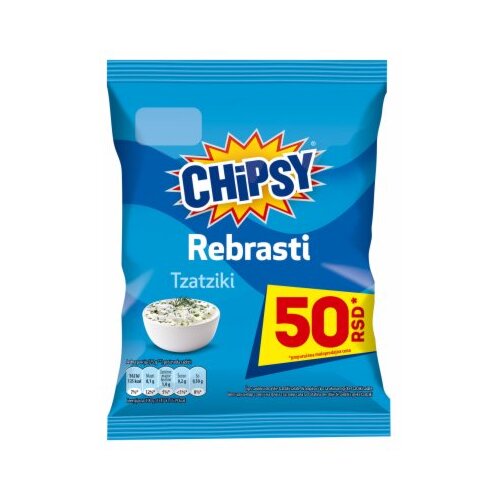 CHIPSY čips rebrasti tzatziki 25G Slike