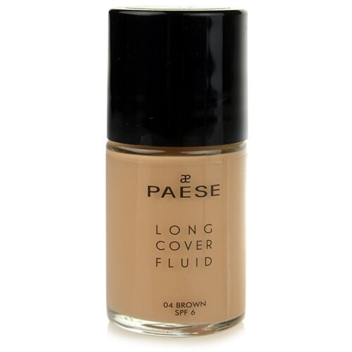 Paese Long Cover Fluid tekoči puder odtenek 04 Brown SPF 6 30 ml Slike