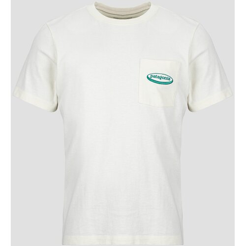 Patagonia Majice s kratkimi rokavi M'S MW '95 OVAL LOGO POCKET TEE Bež Cene
