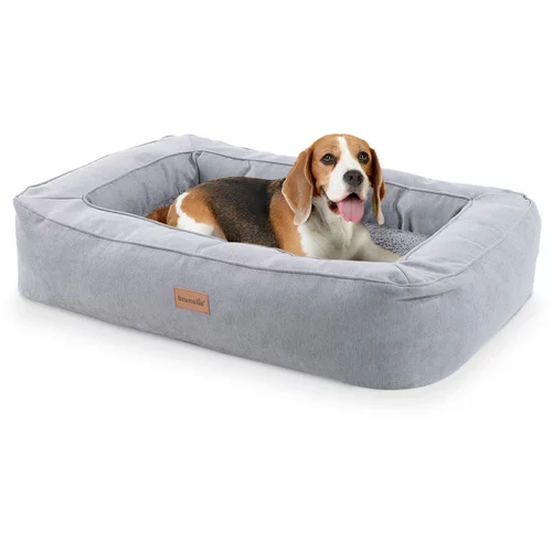 brunolie Bruno, krevet za psa, košara za psa, periva, ortopedska, protuklizna, prozračna, memorijska pjena, veličina M (80 × 17 × 55 cm)