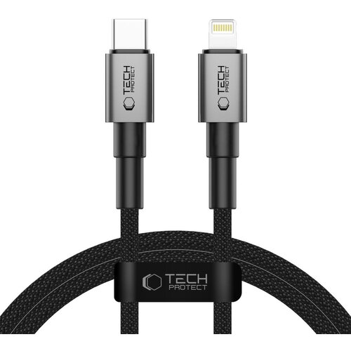 TECH-PROTECT UltraBoost DNA USB-C / Lightning PD 27W kabel za punjenje - Siva / 1m Cijene