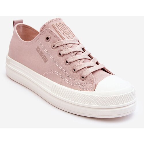 Big Star Low Lacing Sneakers Big Star LL274970 Nude Cene