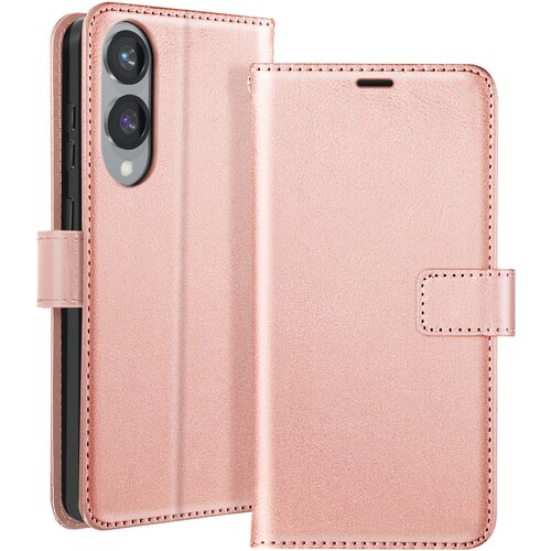 Oem Mayaxess, Ohišje za Samsung Galaxy S25 Edge Clapet Wallet Stand, Šampanjec roza, (5000208822) Cene
