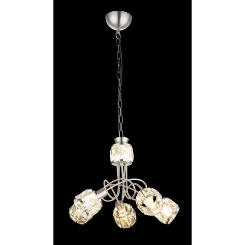 Globo 54356-5H - led luster na lancu kris 5xE14/40W/230V + LED/5W Slike
