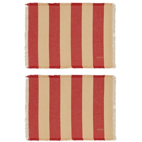 OYOY Living Design Podmetač 2 kom od organskog pamuka 36x48 cm Toppu &ndash; Cijene
