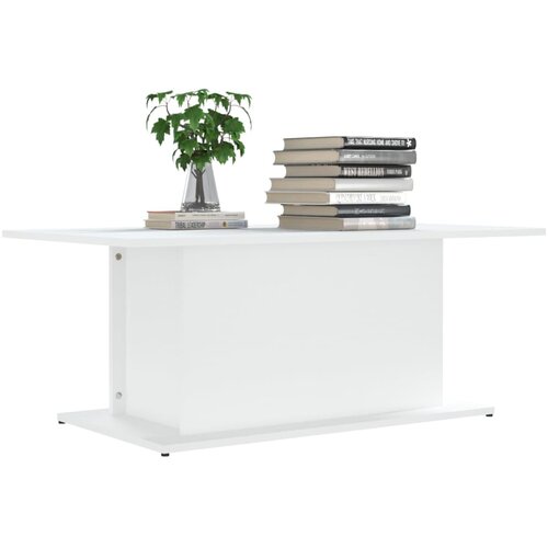  Stolić za kavu bijeli 102 x 55,5 x 40 cm konstruirano drvo Slike