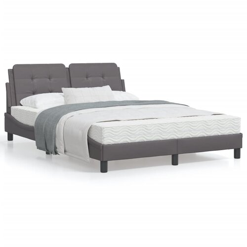 vidaXL Okvir za krevet s uzglavljem sivi 120x200 cm od umjetne kože Cene