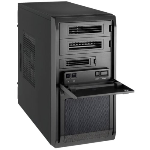Chieftec kući&amp;scaron;te libra serija - LT-01B-OP micro tower micro-atx bez napajanja crna Slike