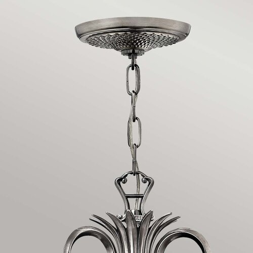 Elstead Lighting Elstead Plantation 7-kraki lestenec, polirani nikelj, E14, (22099772) Cene