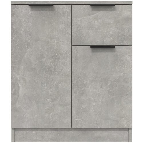  Komoda 2 kom siva boja betona 60x30x70 cm od konstruiranog drva Slike