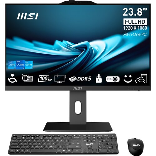 MSI Pro AP242P 14M-813EU Intel&reg; Core&trade; i7 i7-14700 60.5 cm (23.8) 1920 x 1080 pixels All-in-One PC 16 GB DDR5-SDRAM 1 TB SSD Windows 11 Pro Wi-Fi 6E (802.11ax) Black Cijene