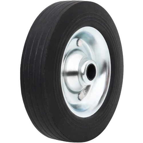 vidaXL Nadomestno kolo Ø20x5 cm trdna guma in jeklo Cene