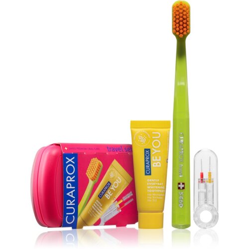 Curaprox Travel Set putni kozmetički set za zube, jezik i desni Slike