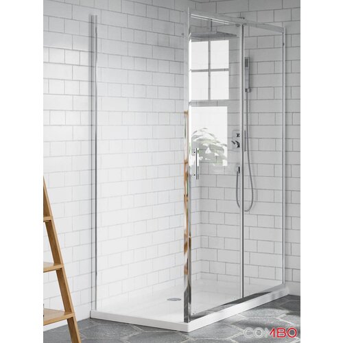 Quartz tuš kabina AT110200/AT80200 atlantis ker srebrni ram 110x80x200cm providno staklo 6mm Slike