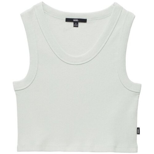 Vans Majice &amp;amp; Polo majice DREW RIB TANK Zelena Slike
