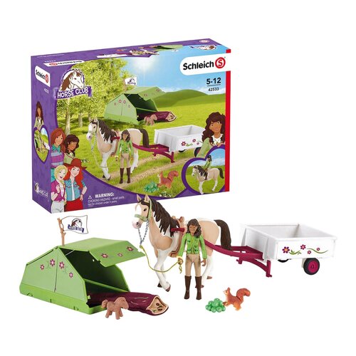 Schleich Horse Club Sarah, Konjički klub kampuje, set figura Slike