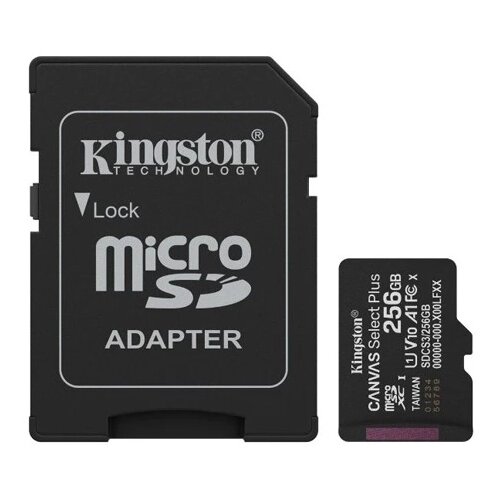 Kingston Micro SD Card 256GB + SD adapter SDCS3/256GB class 10 Cene
