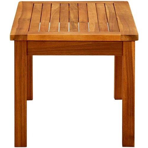 VidaXL Vrtni stolić za kavu 70 x 40 x 36 cm masivno bagremovo drvo Slike