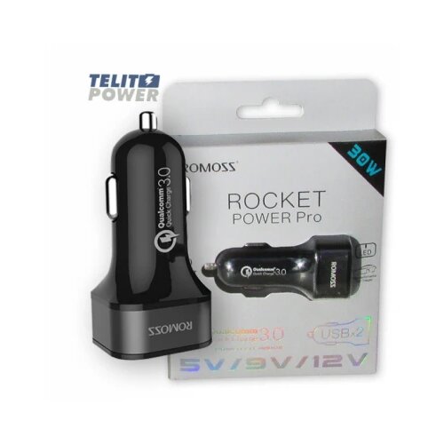 Romoss Rocket AU30Q Auto punjač Slike