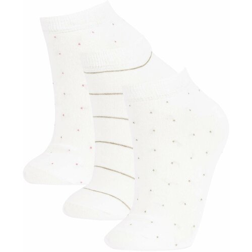 Defacto Women 3 Pack Cotton Booties Socks Cene