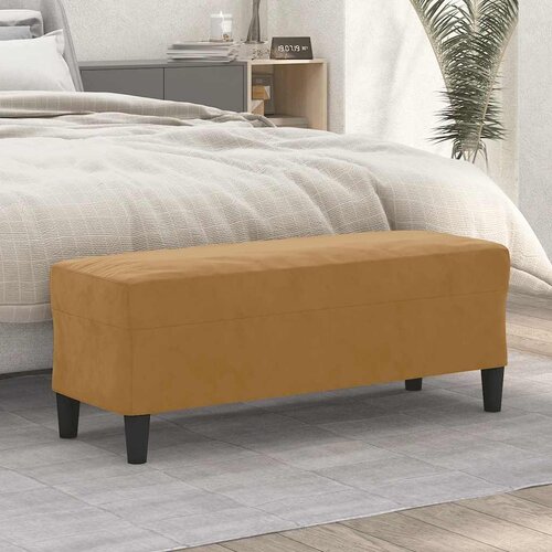  Klupa smeđa 100x35x41 cm bar&scaron;unasta Cijene