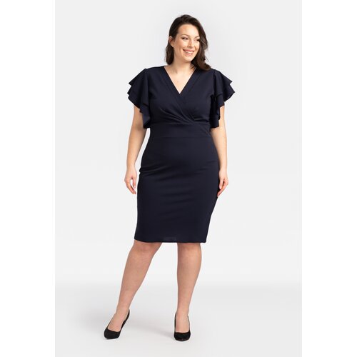Karko Woman&amp;#039;s Dress SC069 Navy Blue Slike