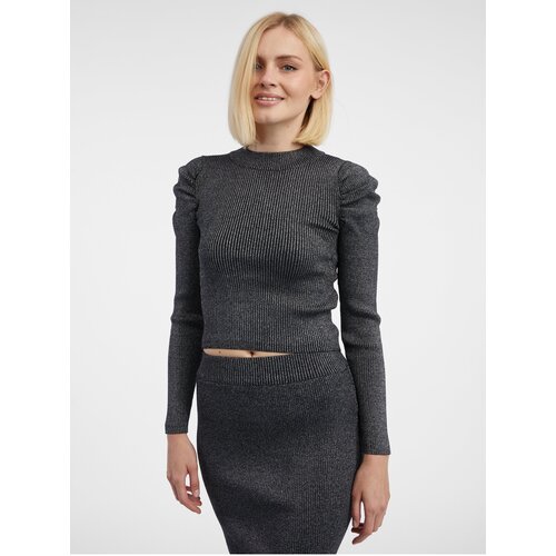 Orsay Women's Sweater Top Dark Grey - Women Cene