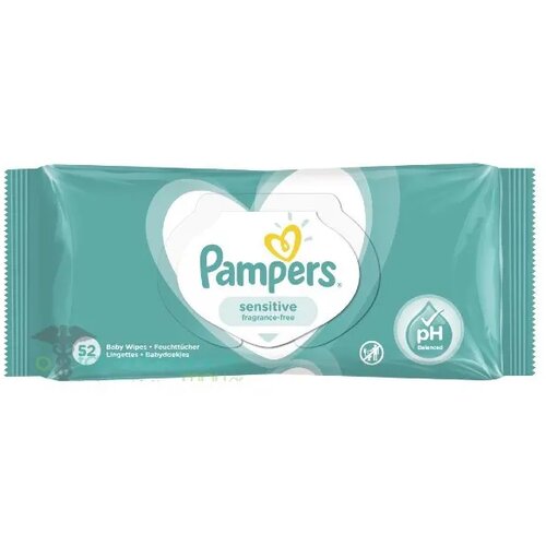 Pampers vlazne maramice sesitive 52 komada Slike